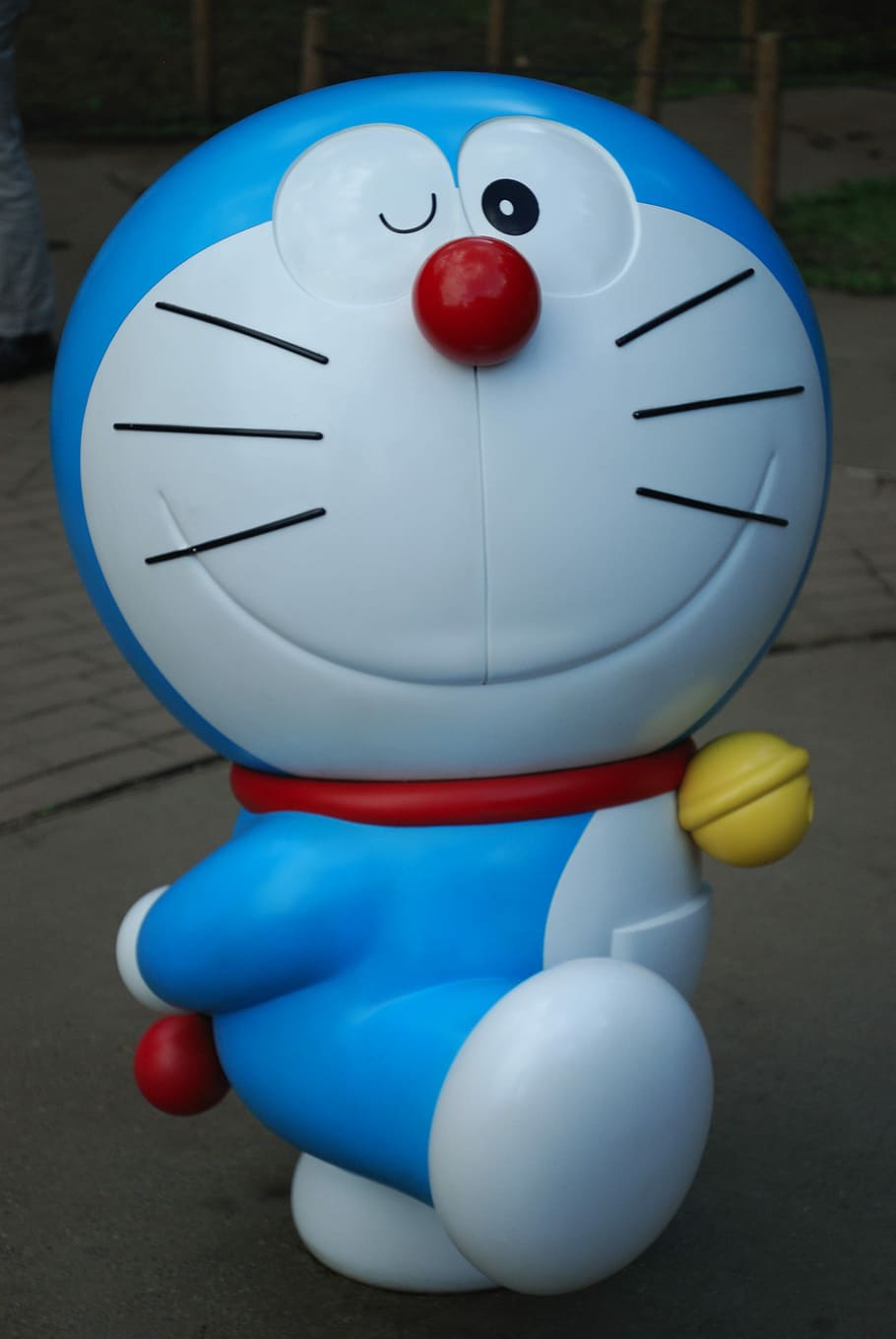 Doraemon Dorami, design, toy, inflatable, anthropomorphic face Free HD Wallpaper