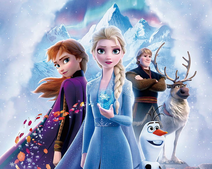 Elsa and Anna Frozen Fever, elsa frozen, frozen 2, sven frozen, movie Free HD Wallpaper