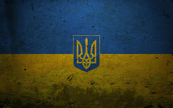 Europe Ukraine Flag, history, damaged, abstract, communication Free HD Wallpaper