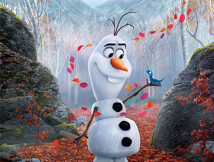 Frozen Disney Movie 2, movie, olaf frozen, frozen 2 Free HD Wallpaper