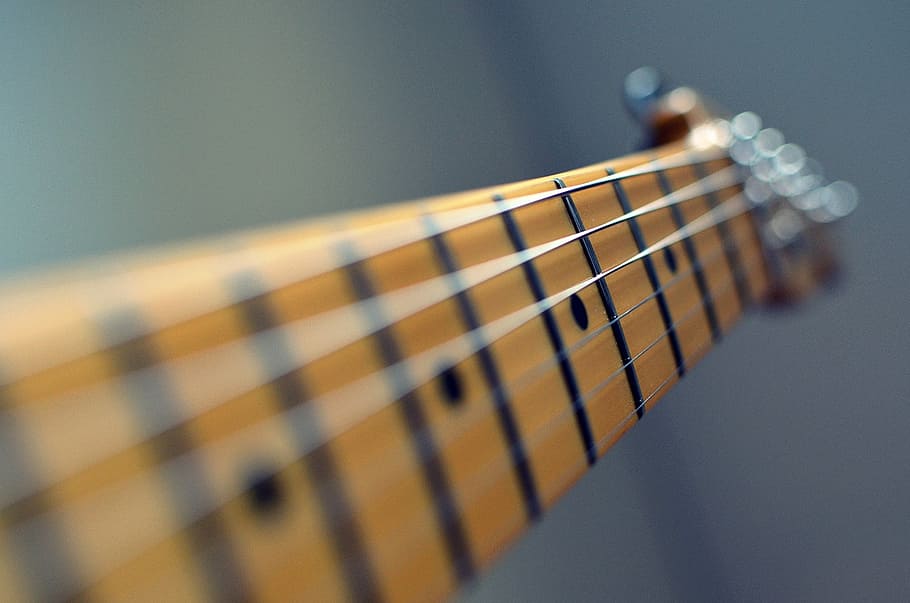 guitarist, closeup, acoustic guitar, musical instrument string Free HD Wallpaper