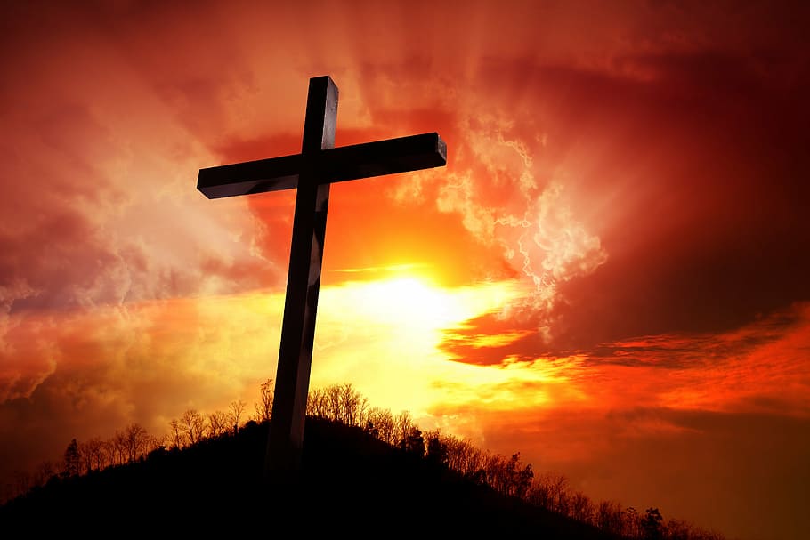 He Is Risen Cross, cross shape, celebration, spirituality, cloud  sky Free HD Wallpaper