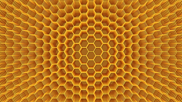 Honeycomb Close Up, circle, design, hole, textured Free HD Wallpaper