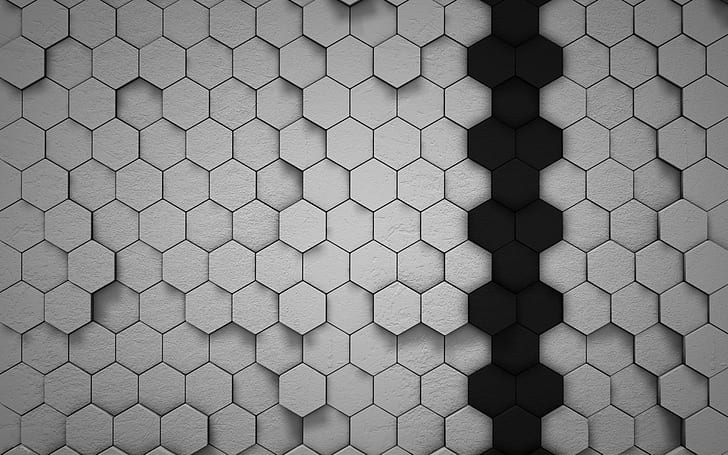 Honeycomb Pattern, honeycombs, hexagon, artwork, simple Free HD Wallpaper