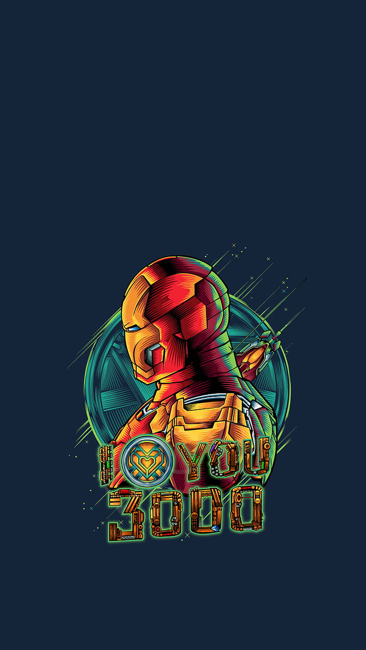 Iron Man I Love You 3000 Wall Art, iron man 2, avengers endgame, superhero, avengers infinity war Free HD Wallpaper