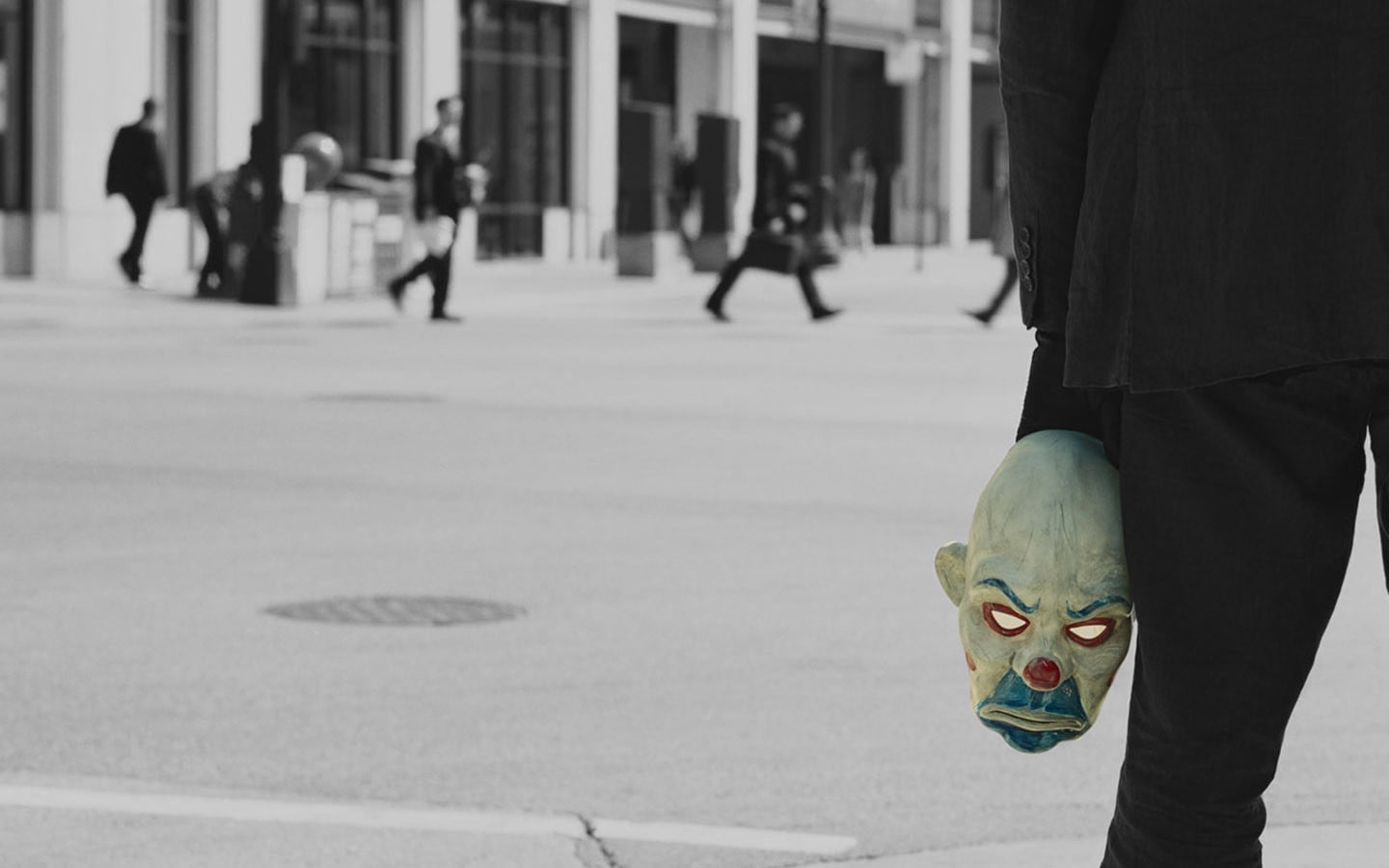 men, joker, city, day
