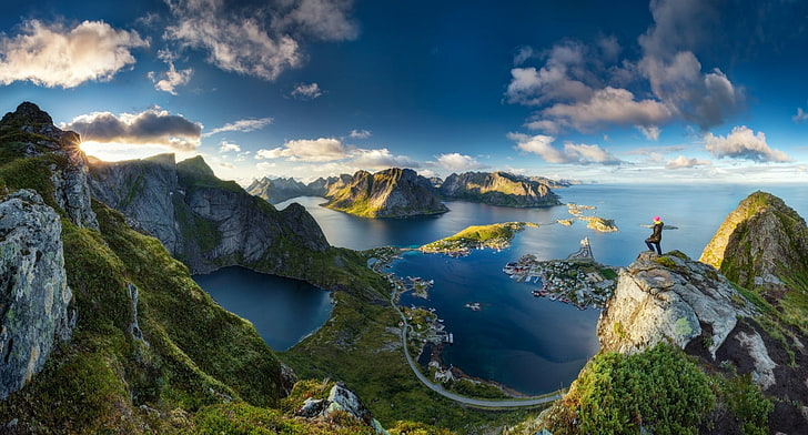 Norway Land, panorama, nonurban scene, sea, scenics