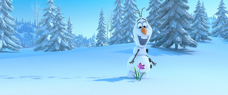 Olaf Frozen Heart, frozen, olaf, disney Free HD Wallpaper