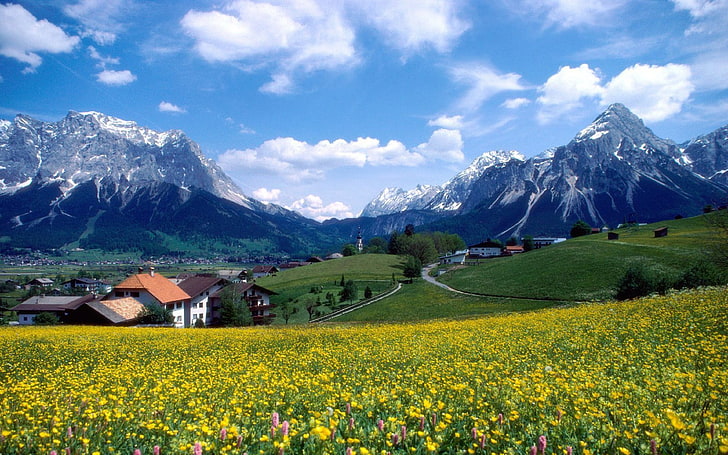 Paris Countryside, tranquil scene, landscape, field, sky Free HD Wallpaper