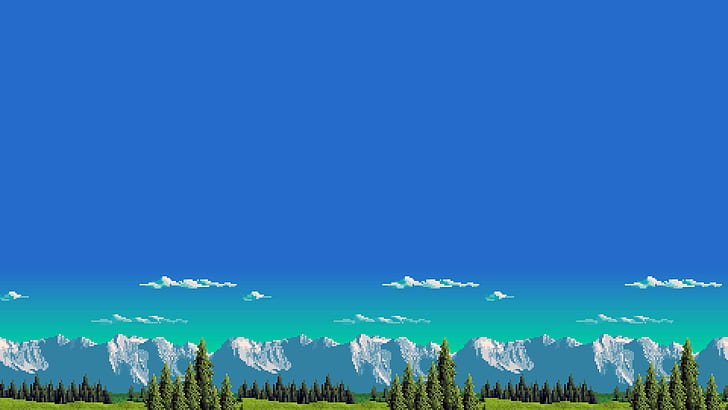 Pool Pixel Art, pixel art, retro games, 8bit Free HD Wallpaper