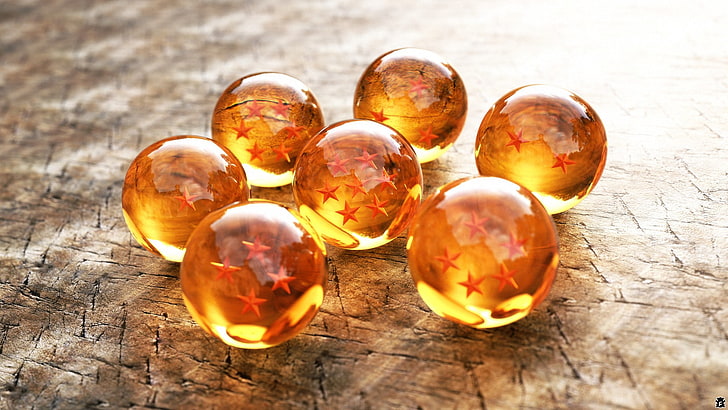 Realistic Dragon Ball Z, single object, beige, sphere, luxury Free HD Wallpaper