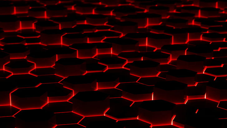 Red Windows 10, honeycomb, honeycomb  hd, abstract, 1920x1080 Free HD Wallpaper