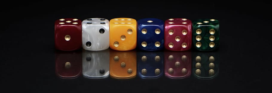 Roll and Color Dice Game, points, banner, dose, play Free HD Wallpaper