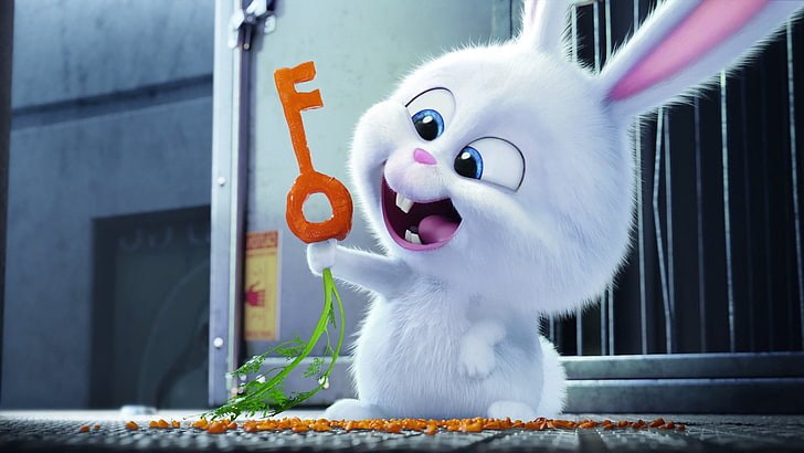 Secret Life of Pets 2 Rabbit, domestic animals, focus on foreground, fur, characters Free HD Wallpaper