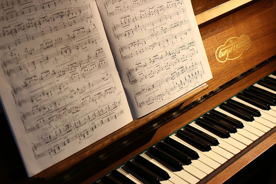 Sharp Notes On Piano, piano key, arts culture and entertainment, sheet music, classical music Free HD Wallpaper