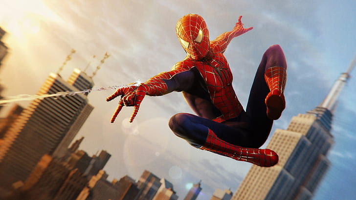 Spider-Man PS4 Resilient Suit, Spider-Man, tobey maguire, marvel comics, spiderman Free HD Wallpaper