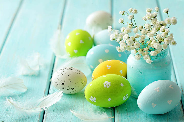 Spring Easter, easter, eggs Free HD Wallpaper