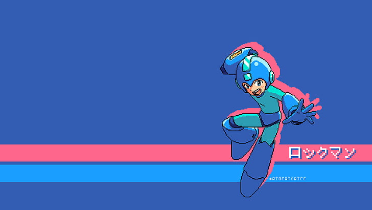 Stage Pixel Art, minimalist, 8bit, pixel art, mega man Free HD Wallpaper