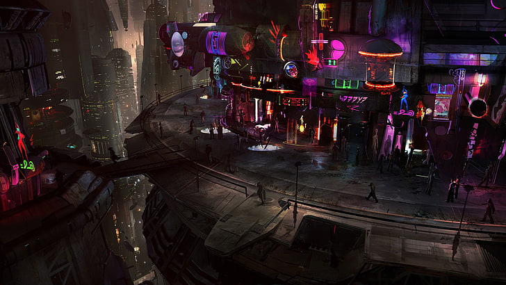 Star Wars 1313 Concept Art, street, steampunk, futuristic city, urban scene Free HD Wallpaper