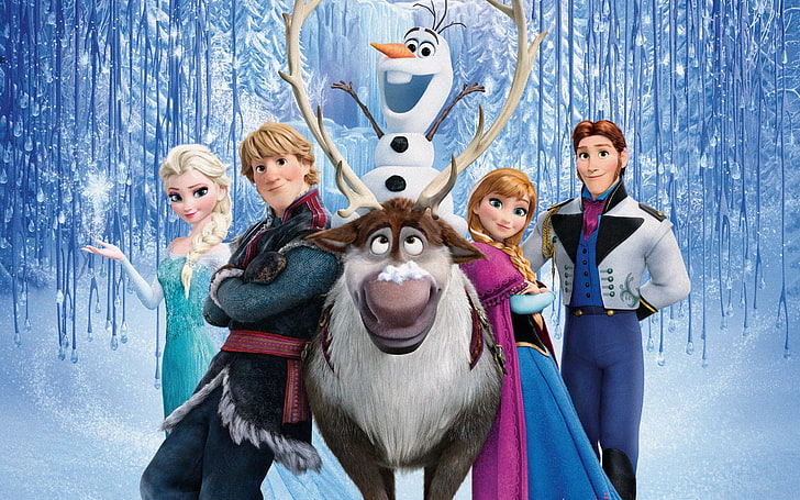 Tangled Frozen, christmas, group of people, girls, movies