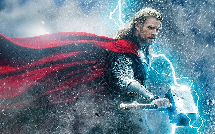 Thor Dark World, chris hemsworth, nature, lifestyles, abstract Free HD Wallpaper