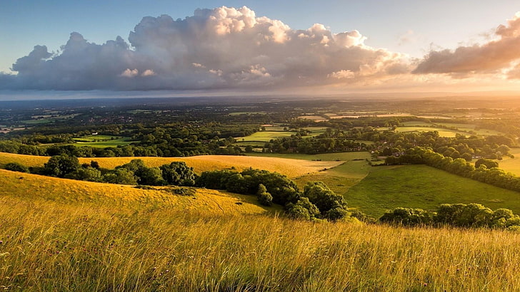 tranquility, horizon, nature, sky Free HD Wallpaper