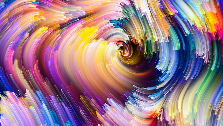 Abstract Digital Art Gallery, light  natural phenomenon, flowing, blurred motion, multi colored Free HD Wallpaper