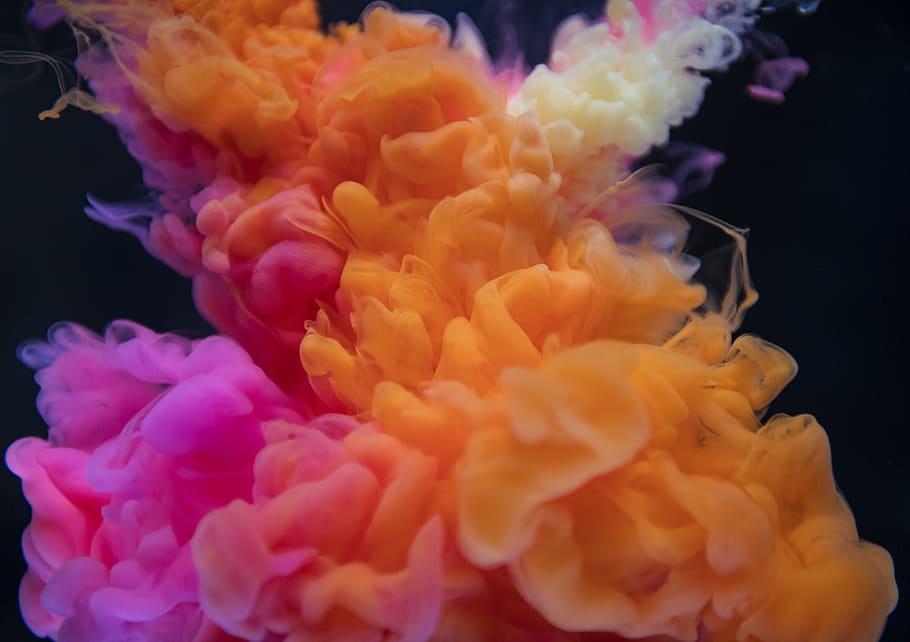 Animated Colorful Smoke, nature, indoors, vulnerability, rose Free HD Wallpaper