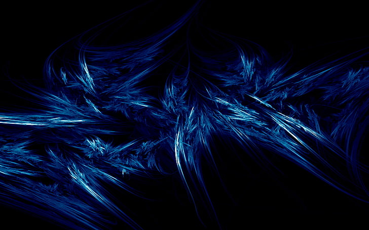 Black Blue Shards, pattern, science, indoors, creativity