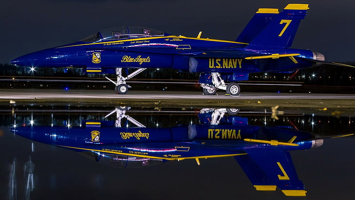 Blue Angels Military, blue angels, fa18b, united states navy Free HD Wallpaper