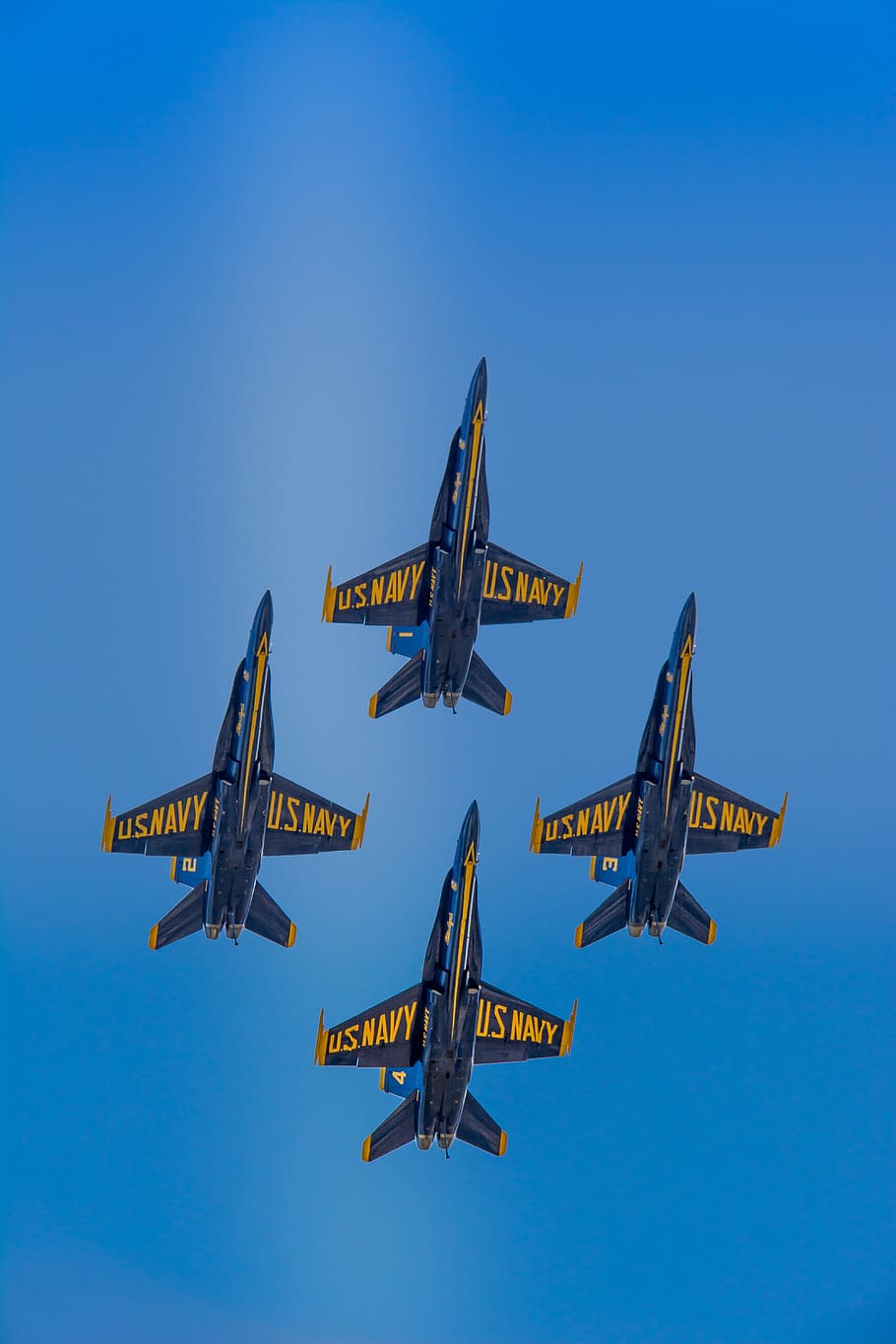 Blue Angels Squadron, fly, low angle view, on the move, mode of transportation Free HD Wallpaper