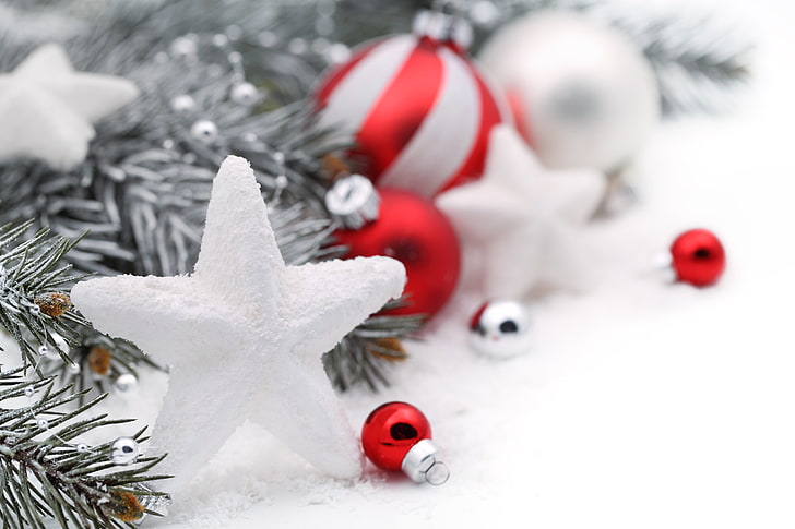 Christmas Email Theme, snow stars, snow star, no people, celebration event Free HD Wallpaper