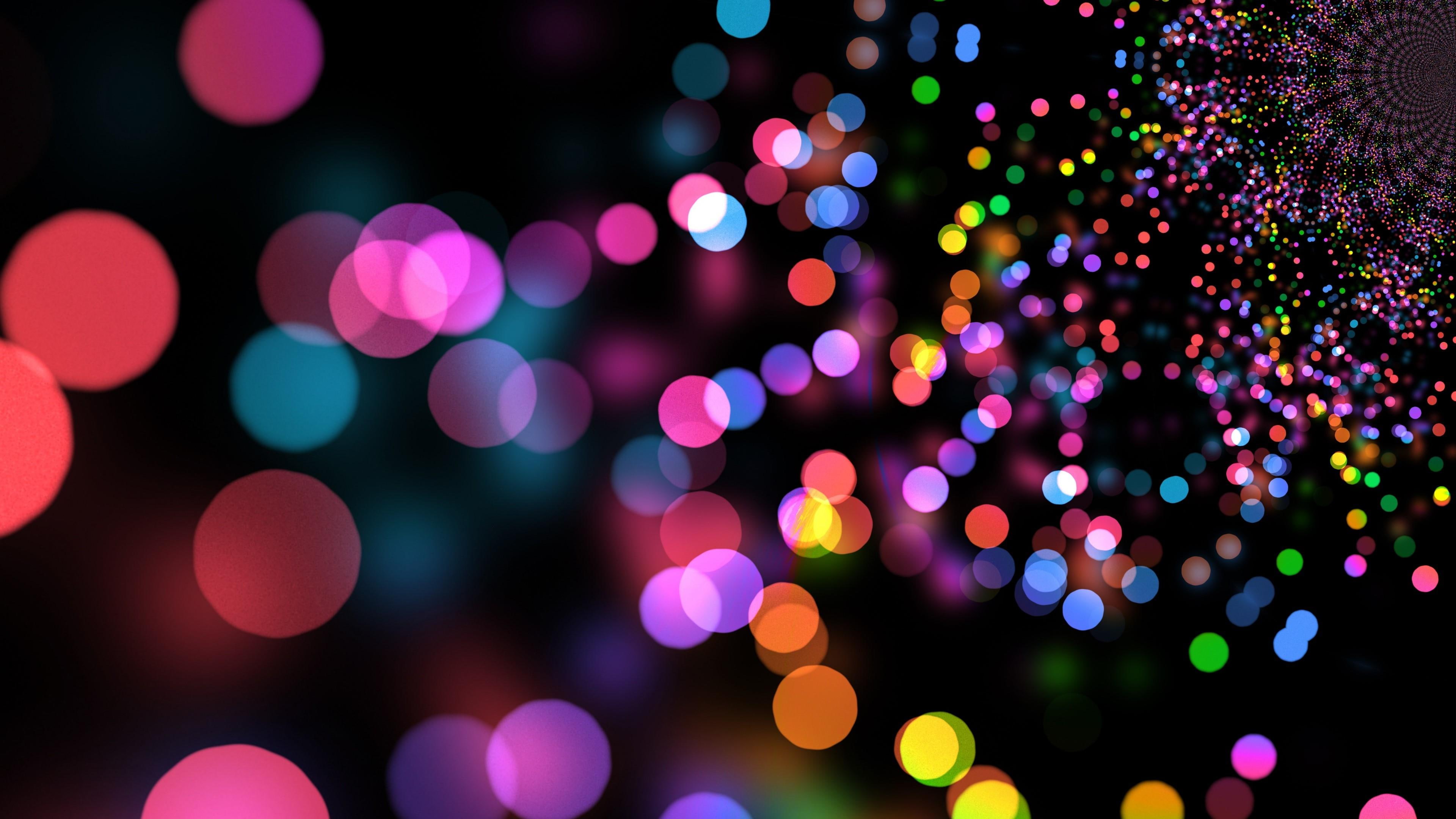 Christmas Lights, colors, colorful, bokeh, lights