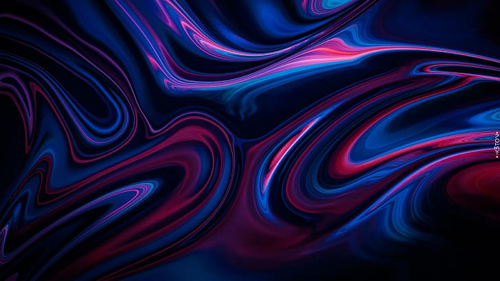 Cool Gaming, abstract, swirls Free HD Wallpaper