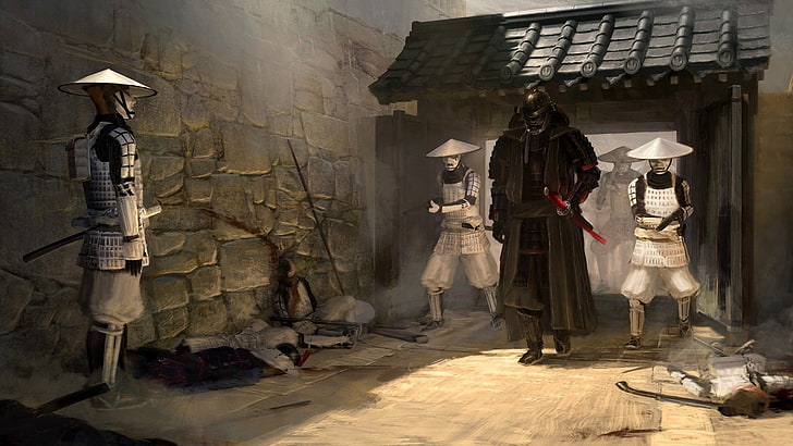 Darth Vader Samurai Art, star wars, religion, weapon, clothing