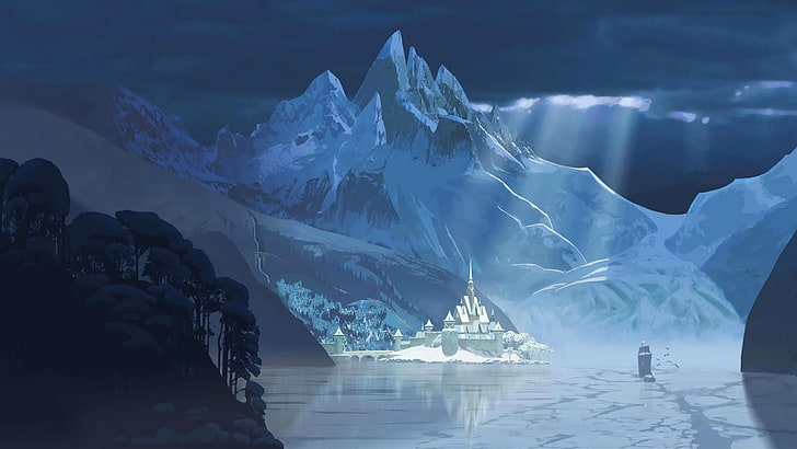 Disney Frozen Scenery, nature, travel destinations, no people, mountain peak Free HD Wallpaper