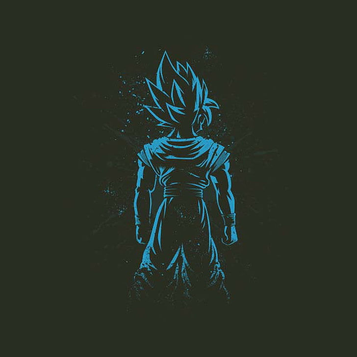 Dragon Ball Z Goku Cool, indoors, vector, people, illustration Free HD Wallpaper