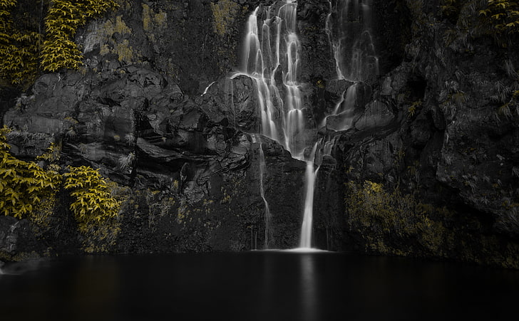 Flores Acores, solid, long, rock formation, leefilters