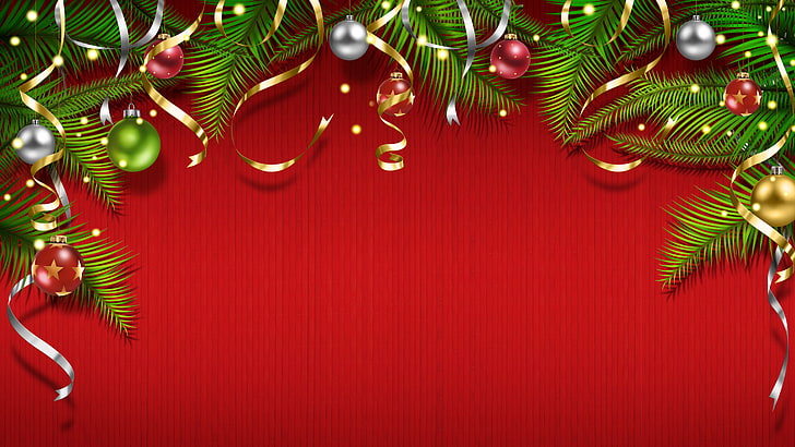 Free Vector Christmas, abstract, fir tree, tree, bright Free HD Wallpaper