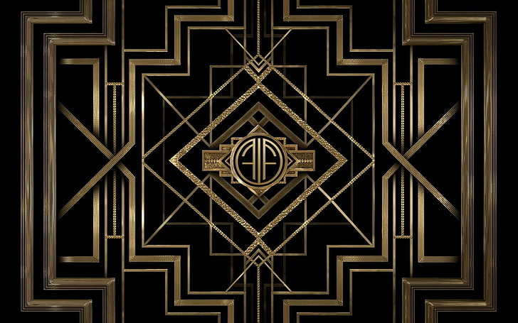 Great Gatsby Clip Art, gold, art deco, built structure, ornate Free HD Wallpaper