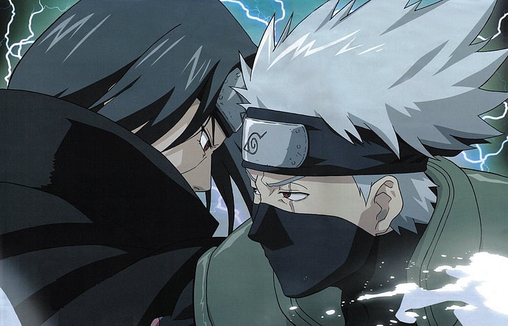 Is Kakashi an Uchiha, one person, outdoors, armed forces, anime