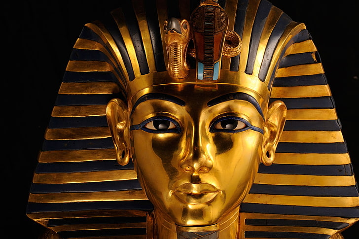 King Tut's Sarcophagus, religion, creativity, place of worship, sculpture Free HD Wallpaper