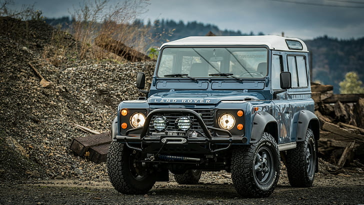 Lifted Land Rover Defender, land rover defender, offroad, car, land rover Free HD Wallpaper