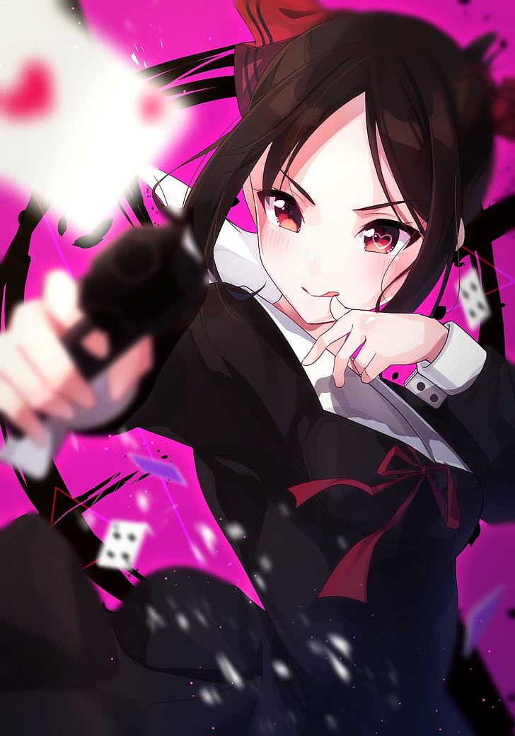 Love Is War Anime, kaguyasama love is war, is, kaguya shinomiya, anime Free HD Wallpaper