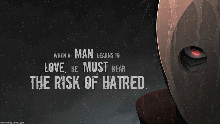 Naruto Jiraiya Quotes, naruto, obito uchiha, anime, risk Free HD Wallpaper