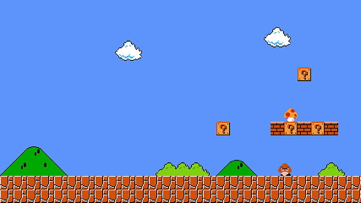 New Super Mario Bros. U, archival, nature, day, roof Free HD Wallpaper