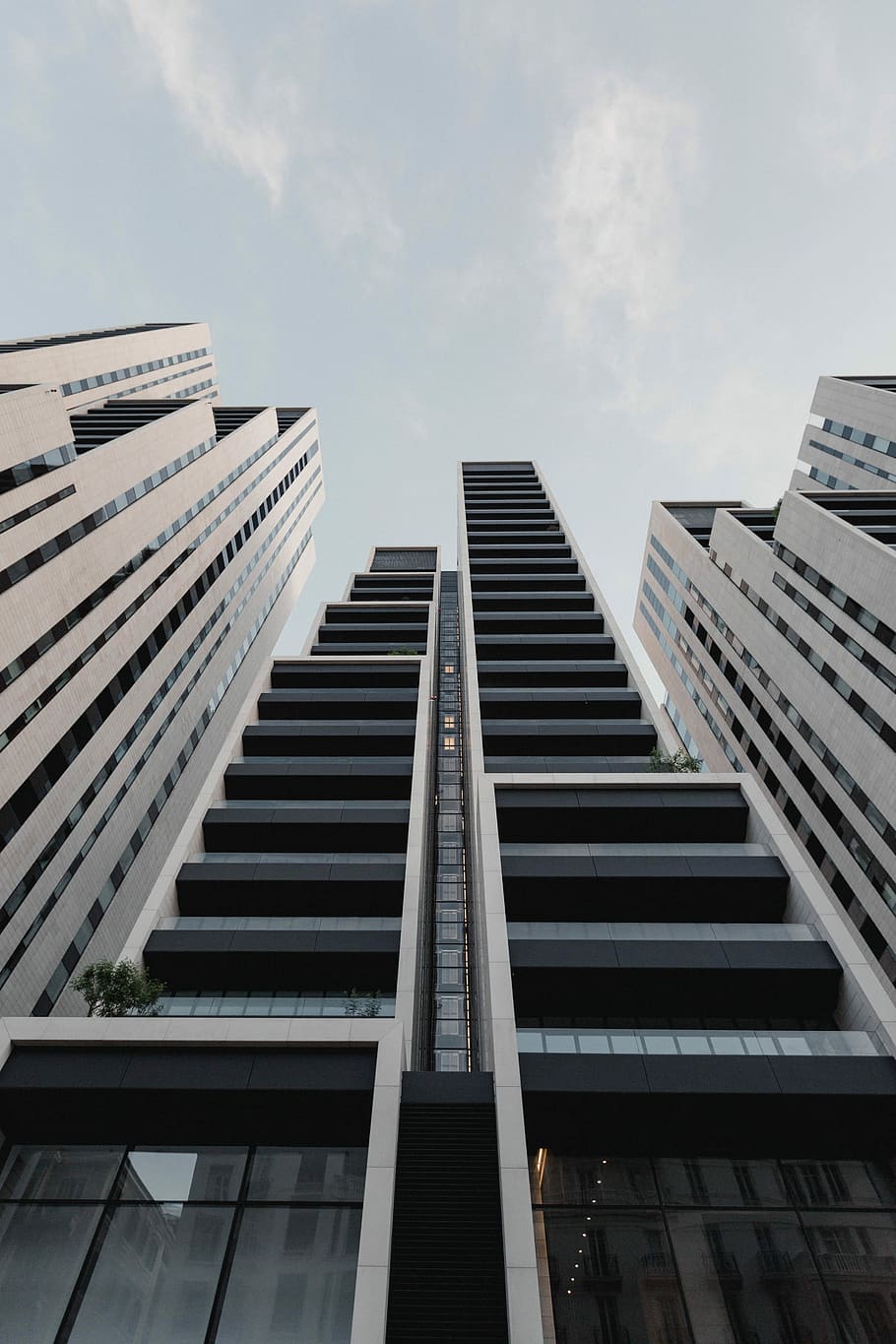 New York Luxury Condo Buildings, directly below, day, building exterior, cloud  sky