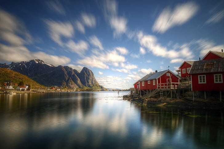 Northern Norway Towns, europe, stop, landscape, neutral  density  filter