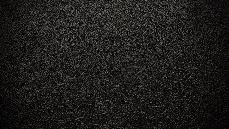 Old Leather Texture, black color, abstract backgrounds, black, material Free HD Wallpaper