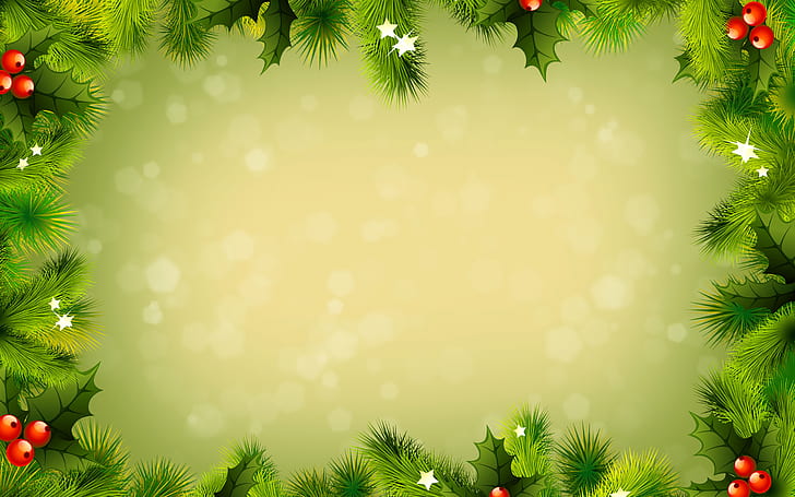 PowerPoint Template Designs Christmas, frame, red, holiday, Background, Free HD Wallpaper